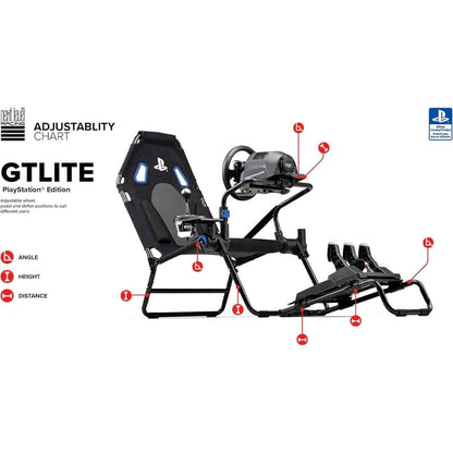 Next Level Racing GT Lite PlayStation Edition Cockpit – Compact, Foldable