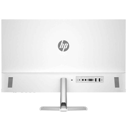 HP Series 5 Monitor, 27" FHD IPS Display, 100Hz Refresh Rate, 5ms (GtG W/ Overdrive) Response Time, 2x 2W Speaker, Tilt Adjustable, 3-Sided Micro-Edge Bezel, White/Silver