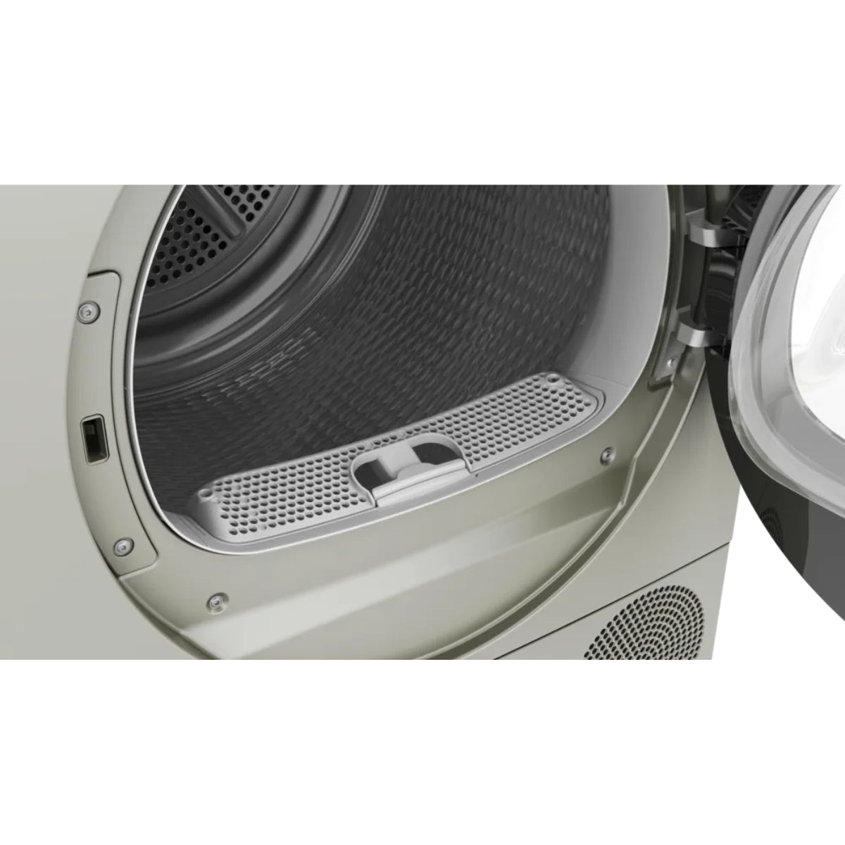 Siemens IQ300 WQ41G20XGC  9kg Heat Pump Tumble Dryer,, Auto Dry Technology, No Towels Program, Fluff Filter, Yes Anti-Vibration Walls, Anti-Crease Function, Silver Inox