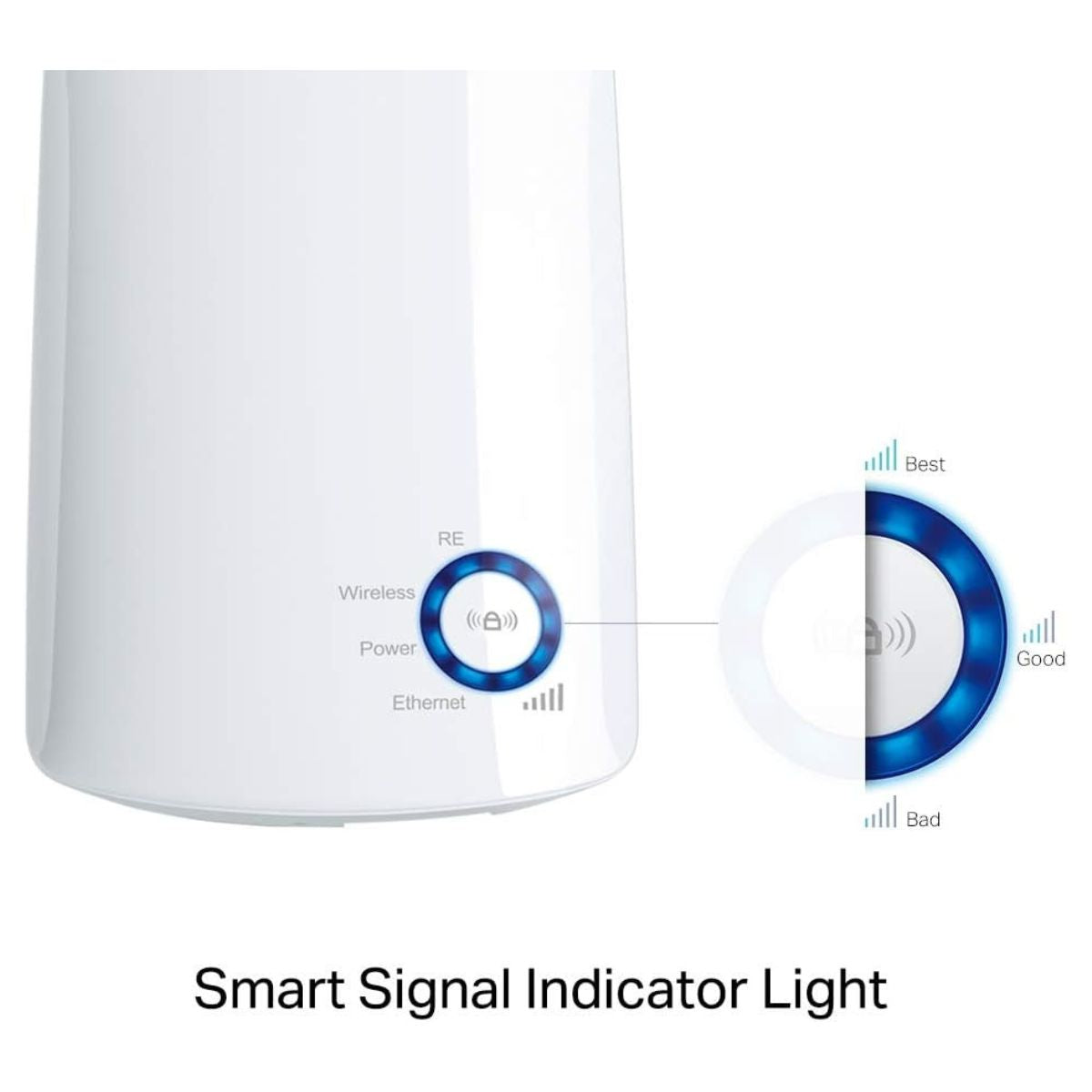 TP-Link TL-WA850RE N300 Universal Wi-Fi Range Extender, 300Mbps Wireless Speed, Ethernet Port, Plug-and-Play Design | TL-WA850RE (Cushions Missing)