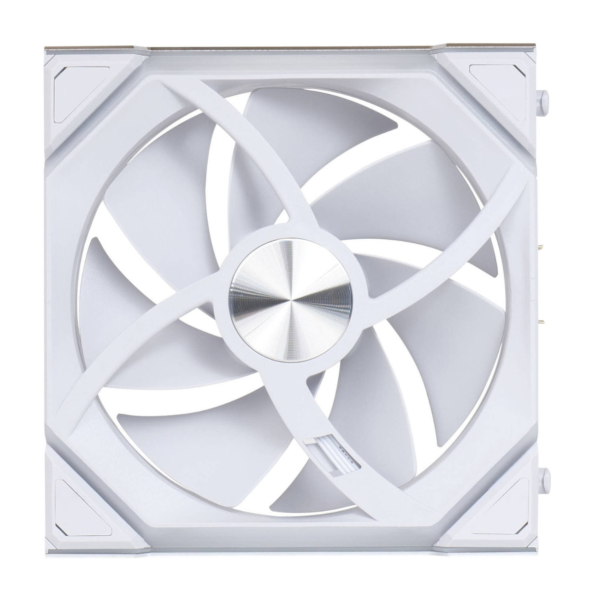 Lian-Li UNI FAN SL Wireless 120mm Case Fan – 2000 RPM, 64.05 CFM Airflow, Fluid Dynamic Bearing, Single Pack | Black / White