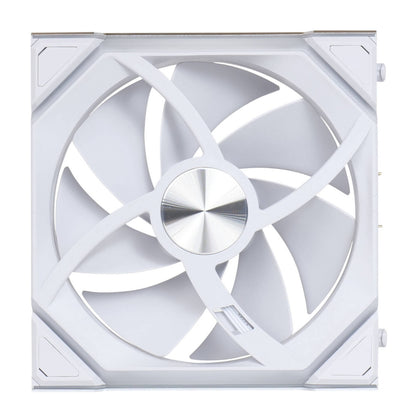 Lian-Li UNI FAN SL Wireless 120mm Case Fan – 2000 RPM, 64.05 CFM Airflow, Fluid Dynamic Bearing, Single Pack | Black / White