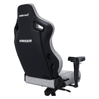 AndaSeat Kaiser 4 Series XL – Premium Gaming Chair (Linen Fabric, Grey)