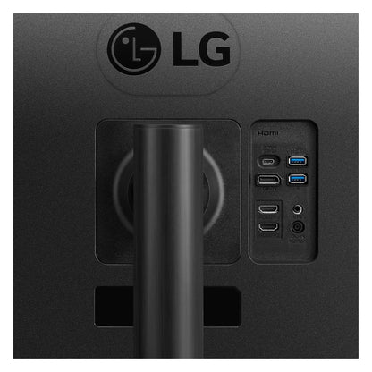 LG 34WR55QK-B 34" Curved UltraWide Monitor, VA Display, WQHD Resolution, 100Hz Refresh Rate, USB-C 65W Power Delivery, Black | 34WR55QK-B (Cushion Missing)