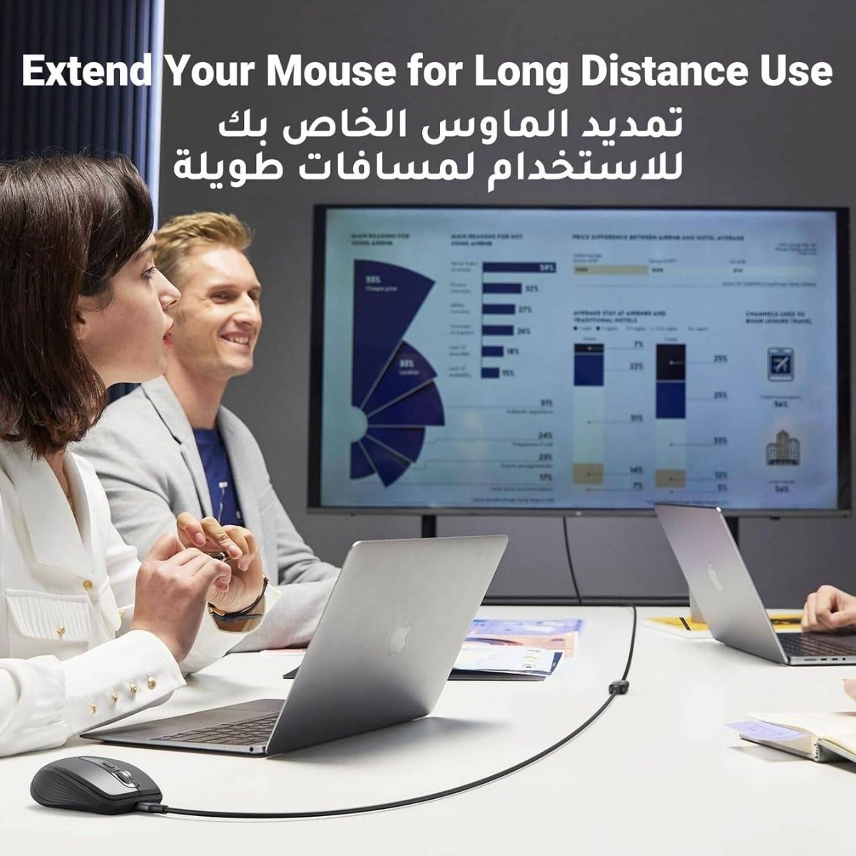 UGREEN 10368 USB 3.0 Extension Cable | Type-A Male to Female | 1 Meter | High-Speed Data Transfer