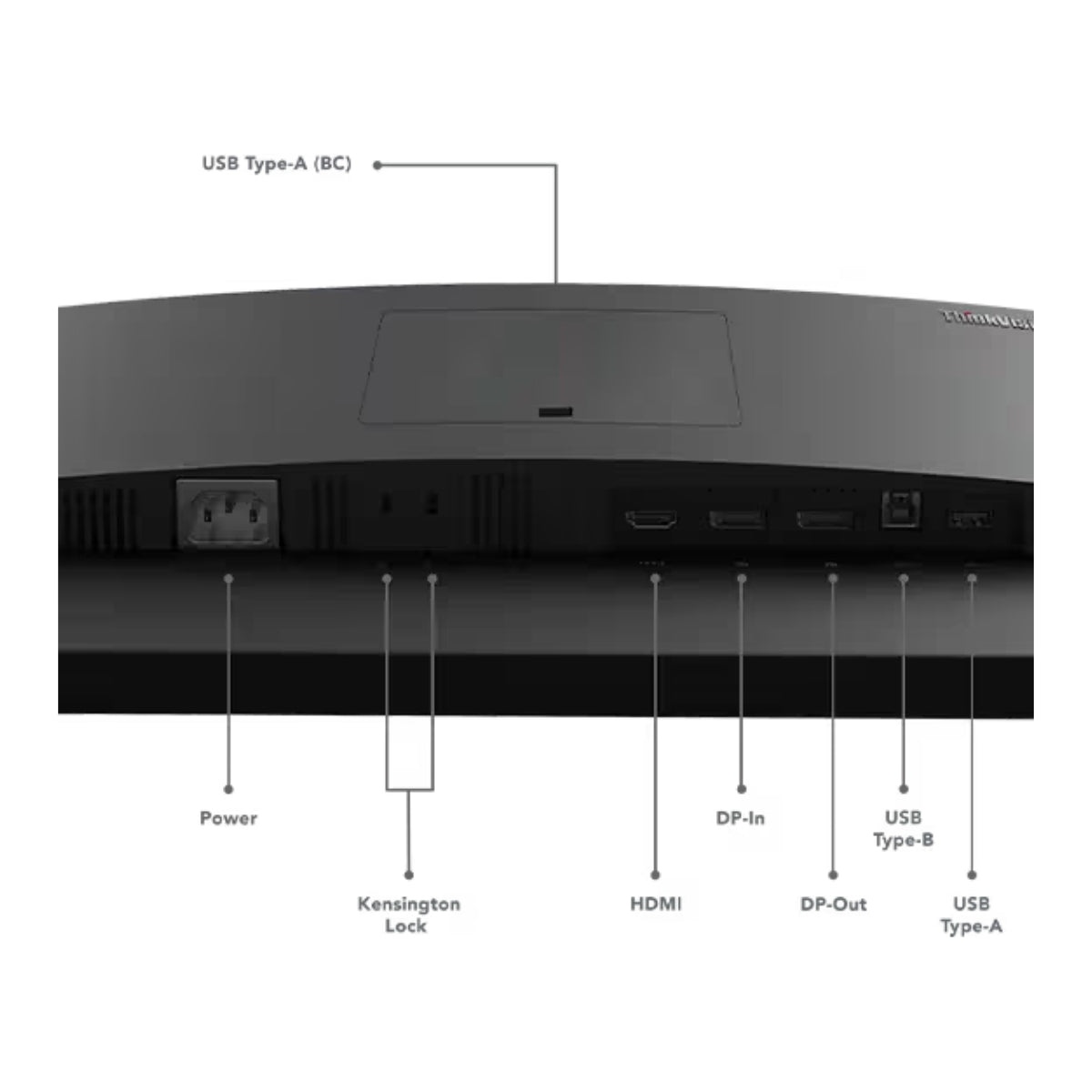 Lenovo ThinkVision P24q-30 24" Monitor,  IPS Display, QHD Resolution, 60Hz Refresh Rate, 4ms (Extreme Mode) Response Time, 16.7m Color Display, Anti-Glare Feature, Black
