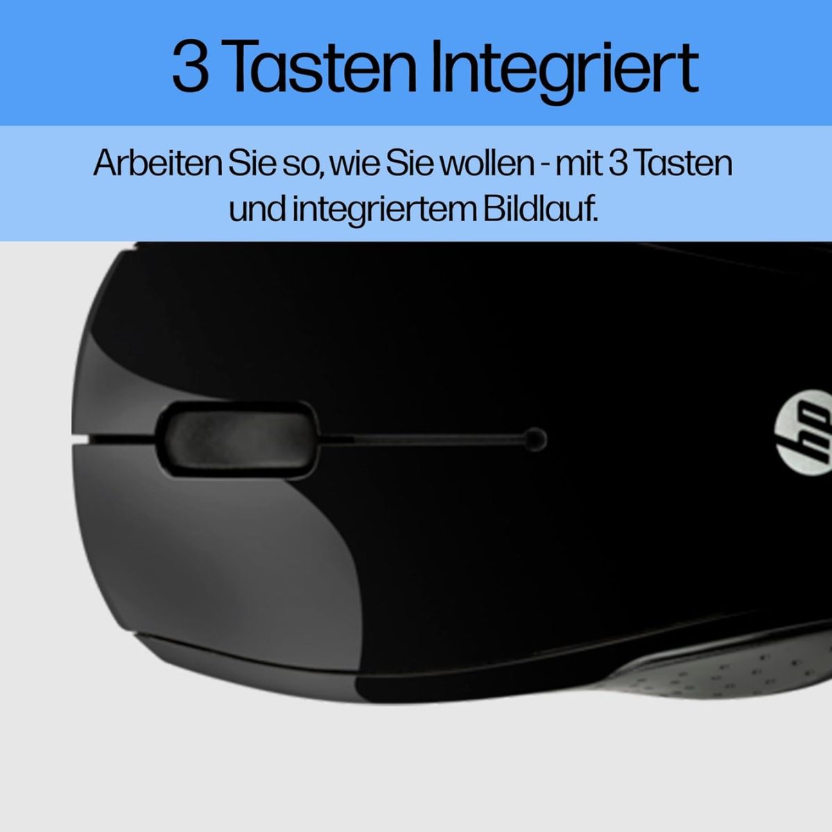 HP 200 Wireless Mouse | 1,000 DPI Optical Sensor | 2.4GHz Wireless Connectivity | Black | X6W31AA