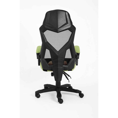 GamerTek Ignite Gaming Chair – Breathable Mesh & Fabric, Ergonomic Design, 120kg Capacity