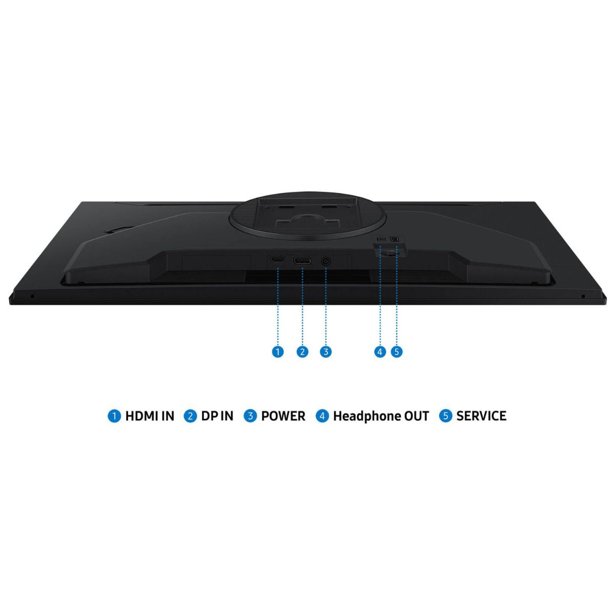 Samsung Odyssey G5 G50F Gaming Monitor, 27" IPS Display, QHD Resolution, 180Hz Refresh Rate, 1ms (GtG) Response Time, AMD FreeSync & G-Sync Compatible, 16.7m Color Support