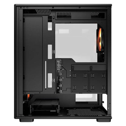 Cougar MX220 RGB Mid Tower Computer Case, 4x 120mm ARGB Fans, 360mm Radiator Support, Ultraslim Mesh Front Panel, Black | 382AC80.0001