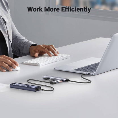UGREEN USB-C to 2×USB-A + 2×USB-C Hub | 4-Port USB Expansion Hub