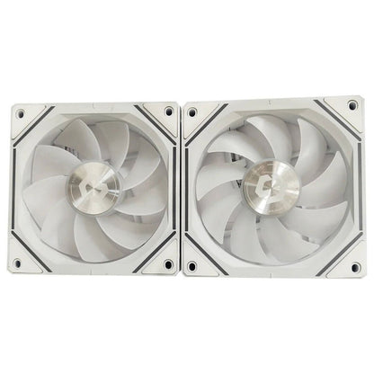 GAMEON Valkyrie I GO-VALKYRIEI-A Mid Tower Gaming Case | ATX / M-ATX / ITX | 7× 120mm ARGB+PWM Fans | 360mm Water Cooling | 400mm GPU Support | White