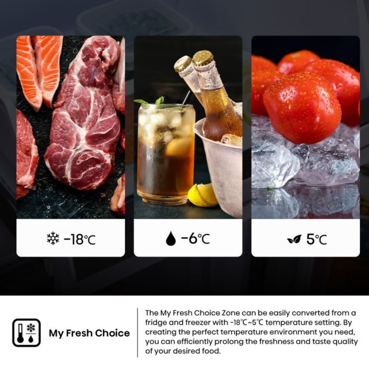 Hisense RQ5G728NABI French Door Refrigerator | 728 Litres | Triple Cooling Zone | Inverter Compressor | My Fresh Choice | Metal Cooling | Inox