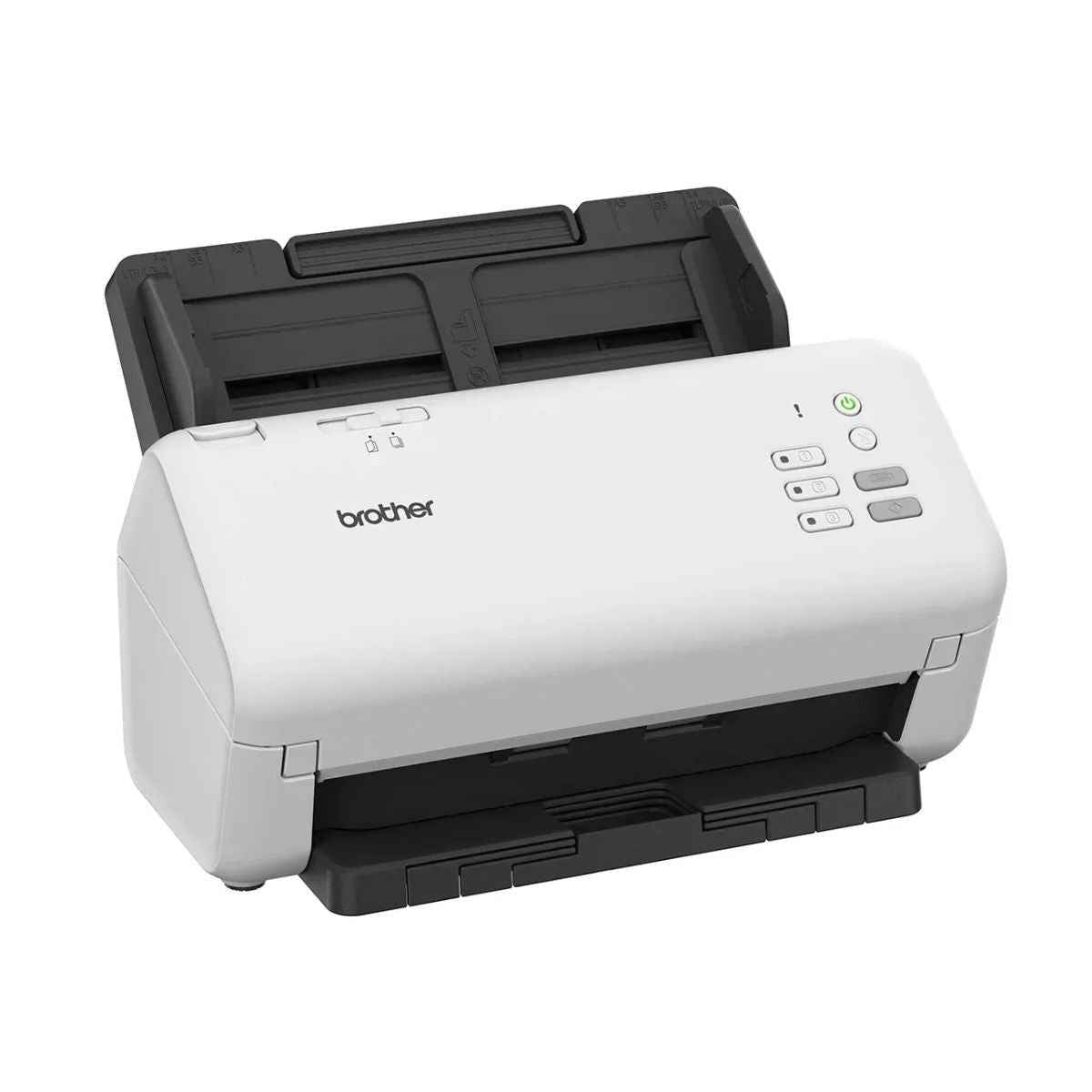 Brother ADS-4300N Scanner, 80 Sheets ADF, 40 PPM Simplex / 80 IPM Duplex Scan Speed, 600 DPI Resolution, Black/White | 5WDE0600173