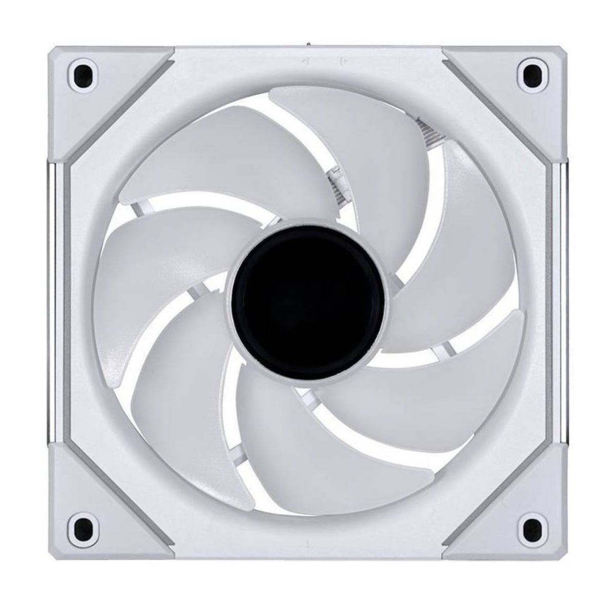 Lian Li SL-Infinity 120 RGB UNI Fan – Infinity Mirror Design, 2100 RPM, 61.3 CFM Airflow, Triple Pack with Controller | Black / White