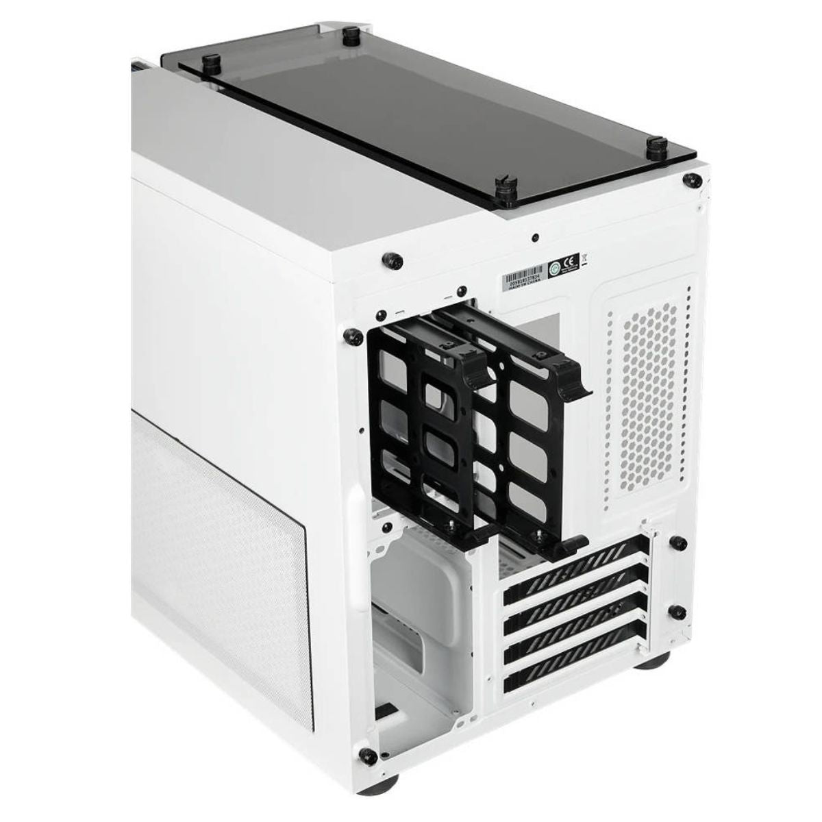 Corsair 280X Crystal RGB Tempered Glass Micro ATX PC Case, Steel+Plastic+Tempered Glass Materials, Up to 240mm Radiator, Up to 6x Fans, White | CC-9011137-WW