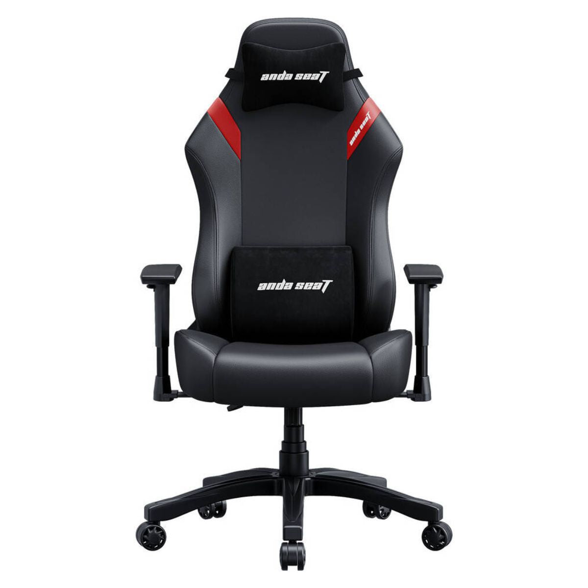 AndaSeat Luna Series Gaming Chair – Fabric Linen, 1D Armrest, Class 4 Gas Lift, 90°–160° Recline - Black, Black/Blue, Black/Red, Gray