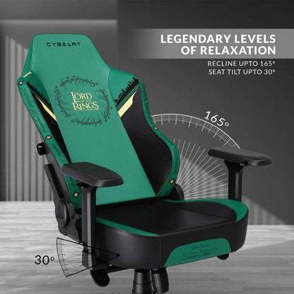 Cybeart Lord of the Rings Licensed Edition Gaming Chair | Supreme PU Leather | Cold-Cured Foam | 4D Armrests | 165° Recline | 150kg | GC-PUAPEX-LOTR01