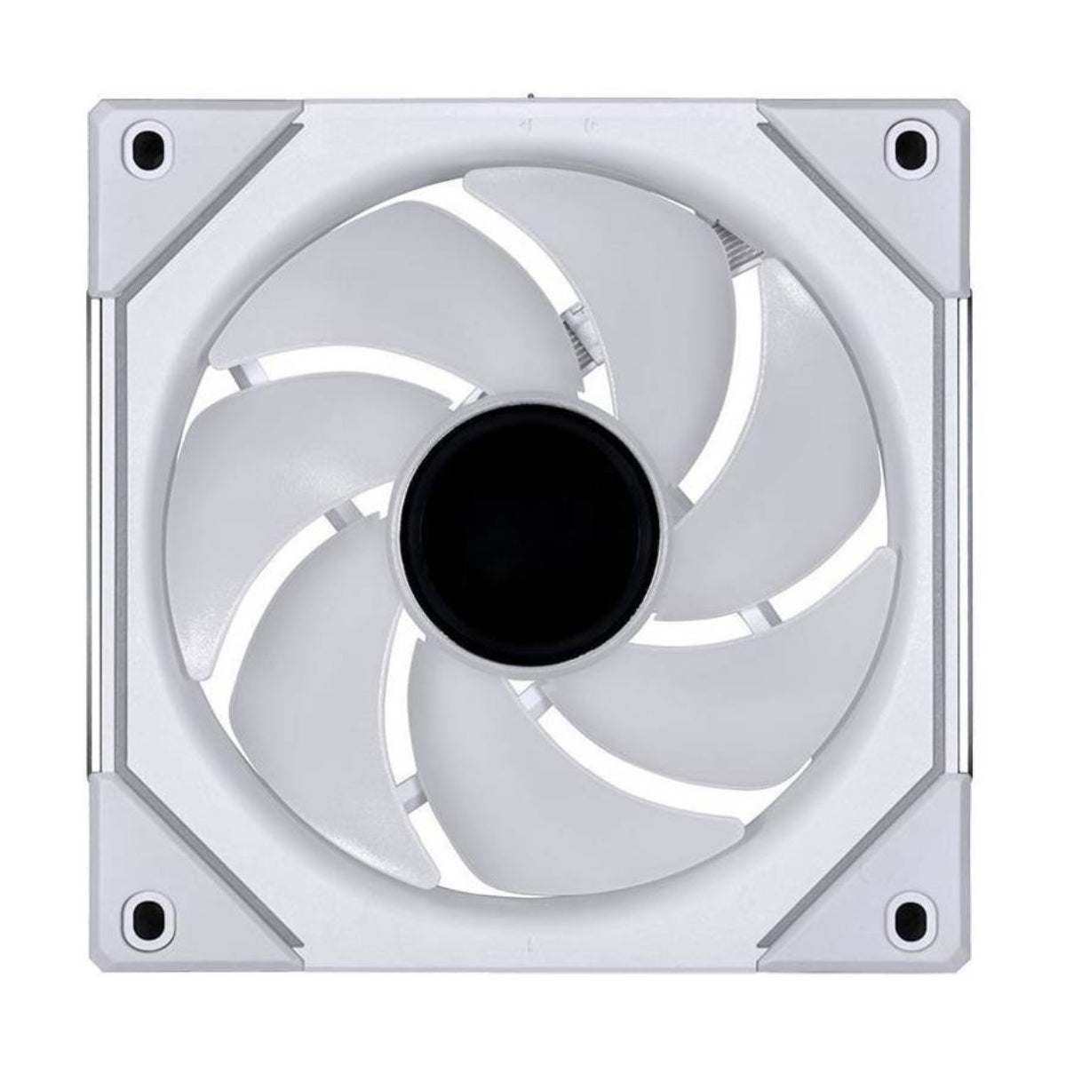 Lian Li SL-Infinity 120 RGB UNI Fan – Infinity Mirror Design, 2100 RPM, 61.3 CFM Airflow, PWM, Fluid Dynamic Bearing, Pack of 3 | Black / White