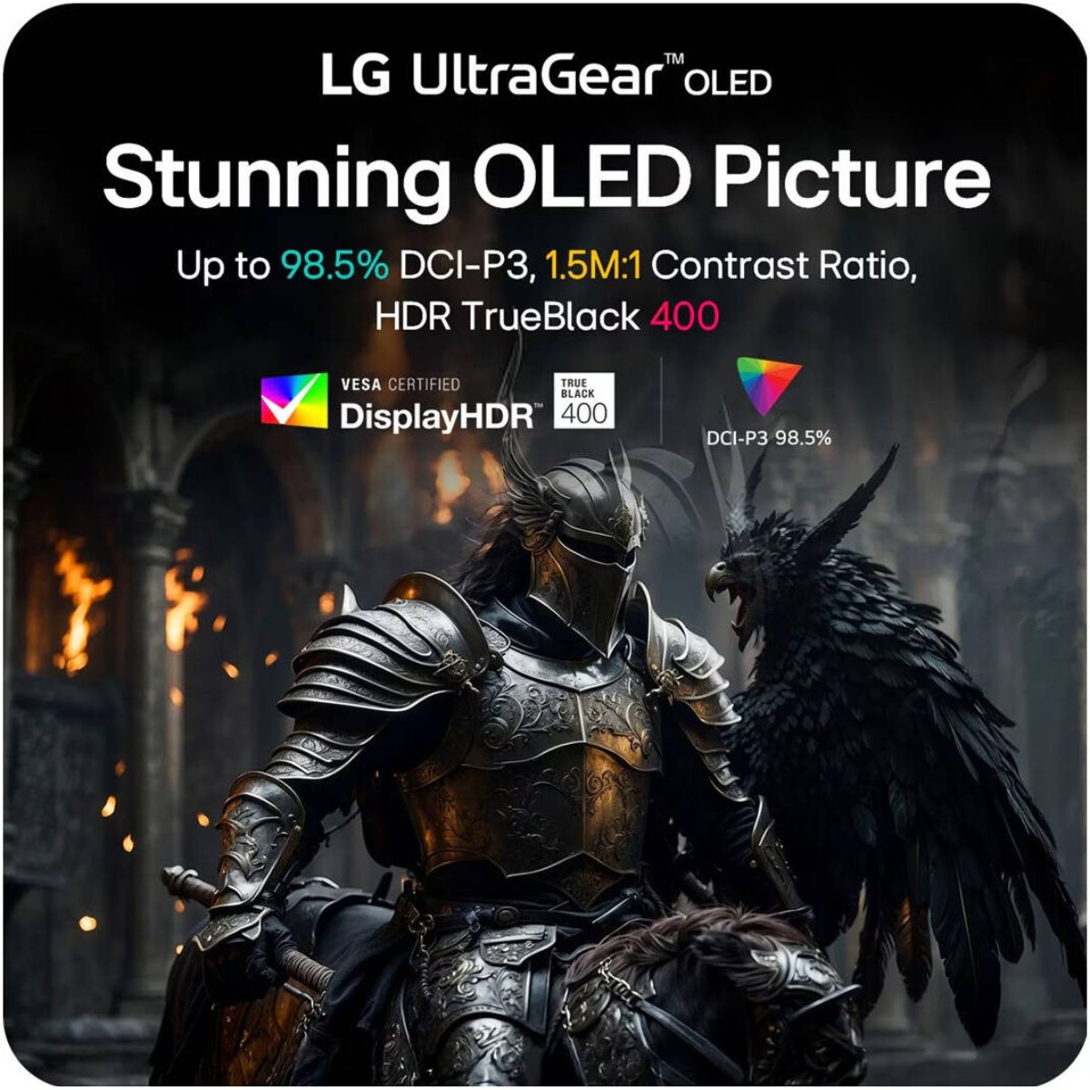 LG UltraGear Gaming Monitor, 45" OLED Display, 5K2K (5120 x 2160) Resolution, 165Hz Refresh Rate, 0.03ms (GtG) Response Time, AMD FreeSync Premium Pro & NVIDIA G-Sync Technology