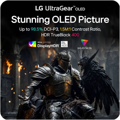 LG UltraGear Gaming Monitor, 45" OLED Display, 5K2K (5120 x 2160) Resolution, 165Hz Refresh Rate, 0.03ms (GtG) Response Time, AMD FreeSync Premium Pro & NVIDIA G-Sync Technology