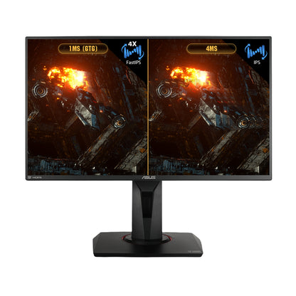 Asus TUF Gaming VG259QM 24.5 inch Full HD HDR Monitor (1920x1080), Fast IPS, Overclockable 280Hz, 1ms (GTG), Extreme Low Motion Blur Sync, G-SYNC Compatible