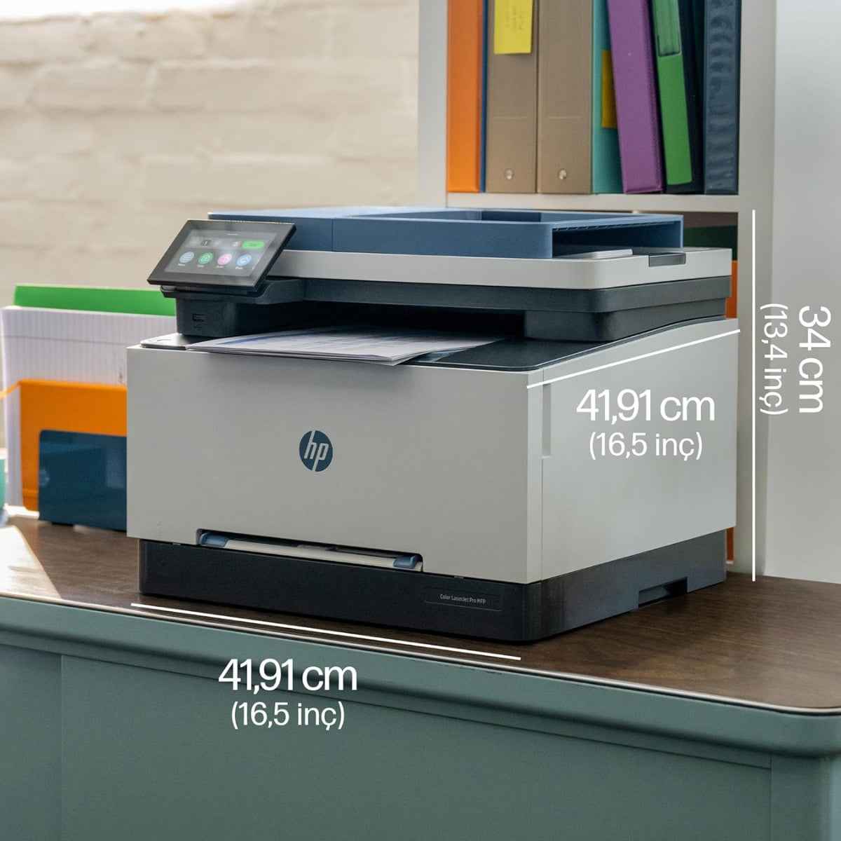 HP Color LaserJet Pro MFP 3303fdw - Wireless, Print, Scan, Copy, Fax, ADF, Automatic 2-sided printing, Touchscreen-499M8A