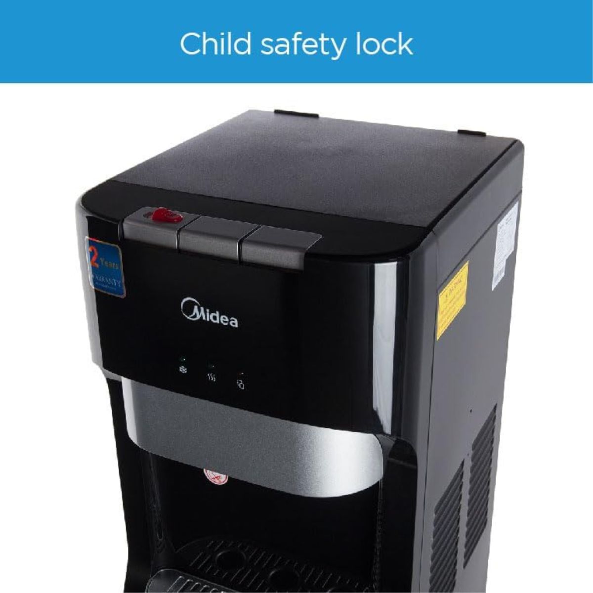 Midea YL1633S Water Dispenser – Bottom Loading, Hot/Cold/Ambient, Ice Cold Technology