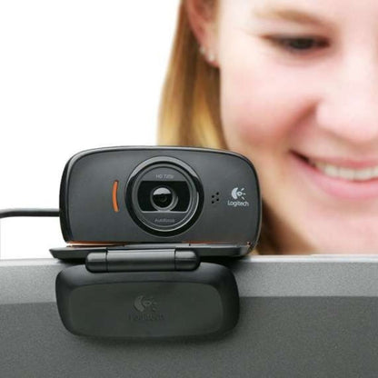 Logitech C525 HD Webcam | 720p HD Video | Autofocus | 360° Swivel Design | Fold-and-Go | 960-001064