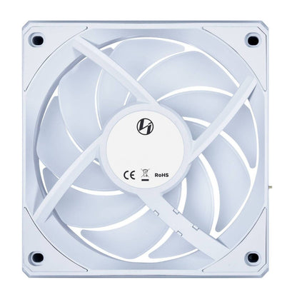 Lian-Li UNI FAN CL Wireless Computer Fan – 120mm, 2150 RPM, 77.34 CFM Airflow, FDB Bearing, Single Pack | Black / White
