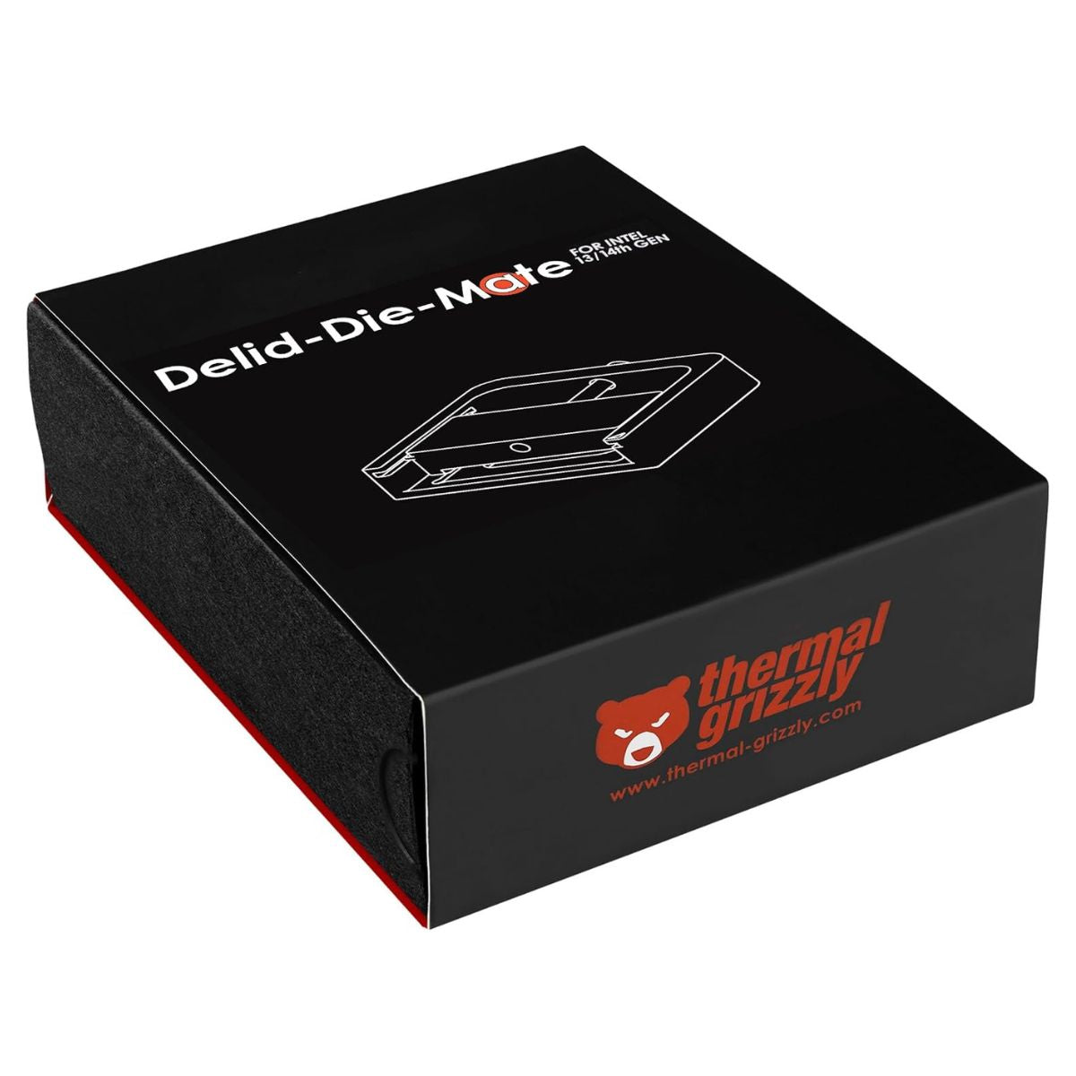 Thermal Grizzly Delid-Die-Mate For Intel 13th Gen | Aluminium Delidding Tool | LGA1700 | Intel 12th/13th/14th Gen Core | Direct-Die Cooling