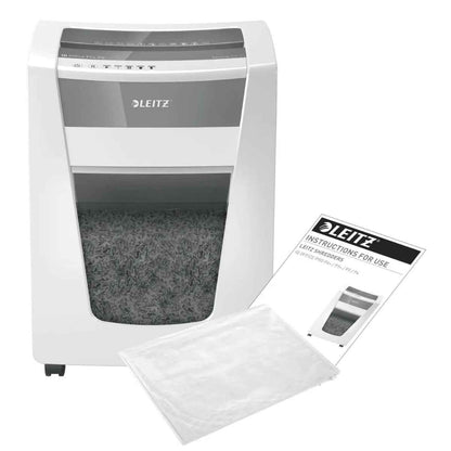 Leitz IQ Office Paper Shredder Pro P5 – 5 Sheets, Micro Cut, High Security, Compact Design | LE8010-00