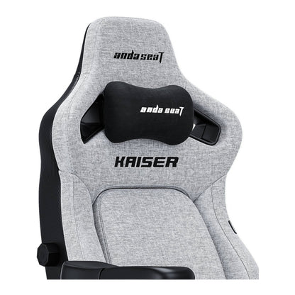 AndaSeat Kaiser 4 Series XL – Premium Gaming Chair (Linen Fabric, Grey)