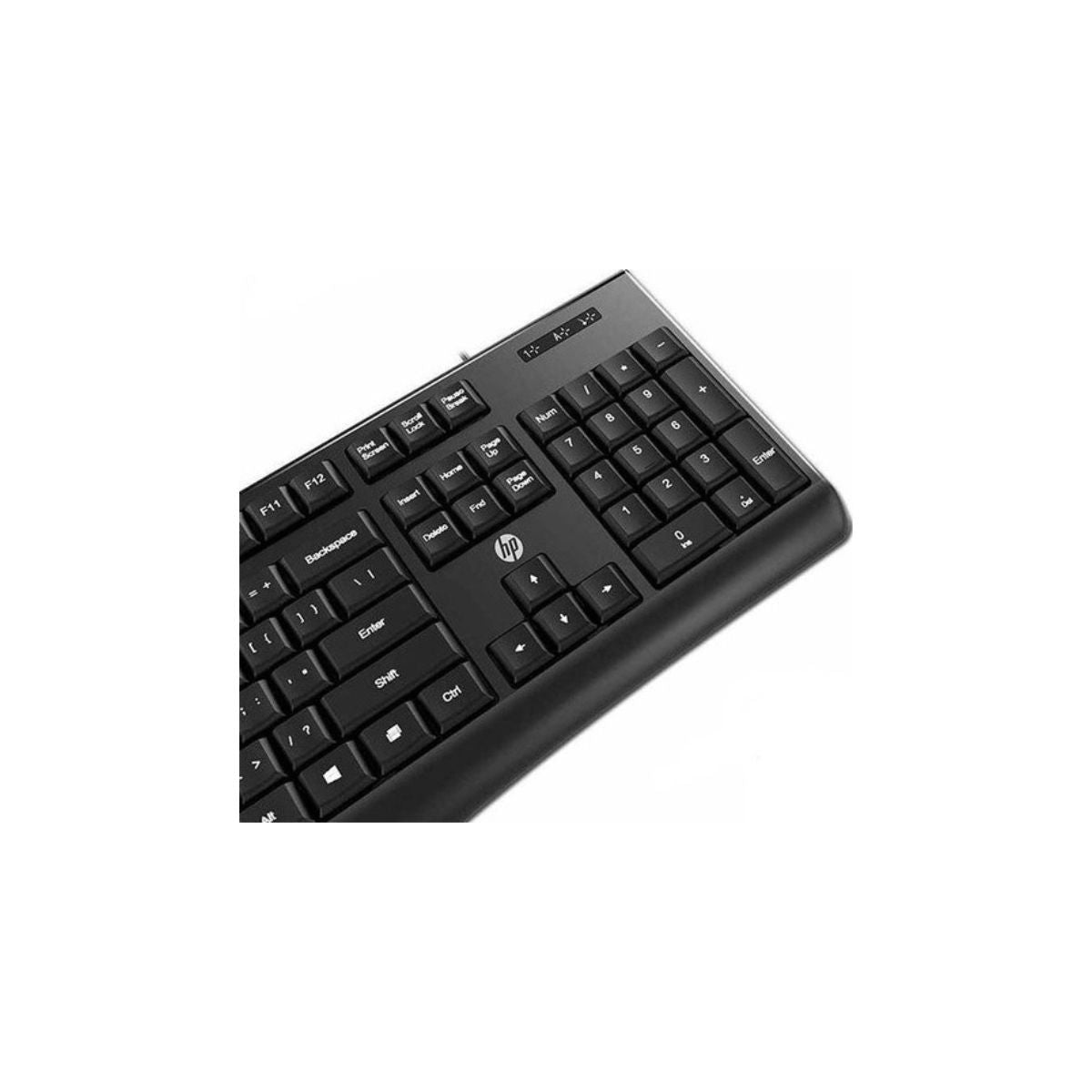 HP K200 Wired USB Keyboard, Ultra-thin and Chiclet Keycaps, Black | 3CY44PA#AB2