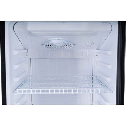 Terim TERSC320W 320L Upright Showcase Chiller – Single Door, Black Finish, Cooler for Beverage Display & Storage