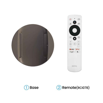 BenQ GV32 Portable Smart Projector – 1080p Full HD, 500 ANSI Lumens, Google TV, Bedside Ceiling Projection, Built-in Speakers, Wireless Streaming | GV32