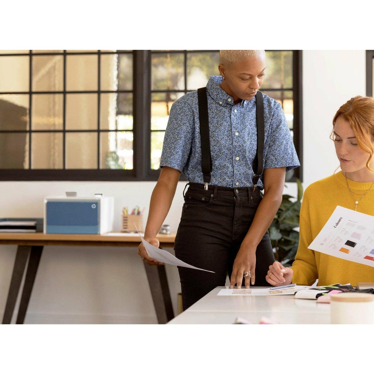 HP Color LaserJet Pro 4203dw Printer, Up to 35 PPM Print Speed, Up to 600 x 600 DPI Resolution, Automatic Duplex Printing, Two-Sided Printing, Up to 150 Sheets Maximum Output Capacity, White | 5HH48A