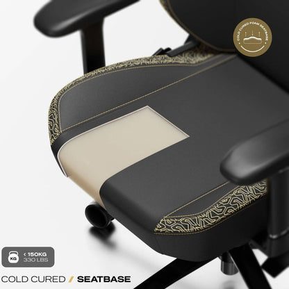 Cybeart NEO Series Imperial Edition 2.0 Gaming Chair, Supreme PU Leather, Memory Foam Lumbar Pillow, 60mm Caster Wheels, 4D Armrest, Inbuilt Lumbar Arch, 150Kg Max Weight, Imperial | GC-PUAPEXNEO-01