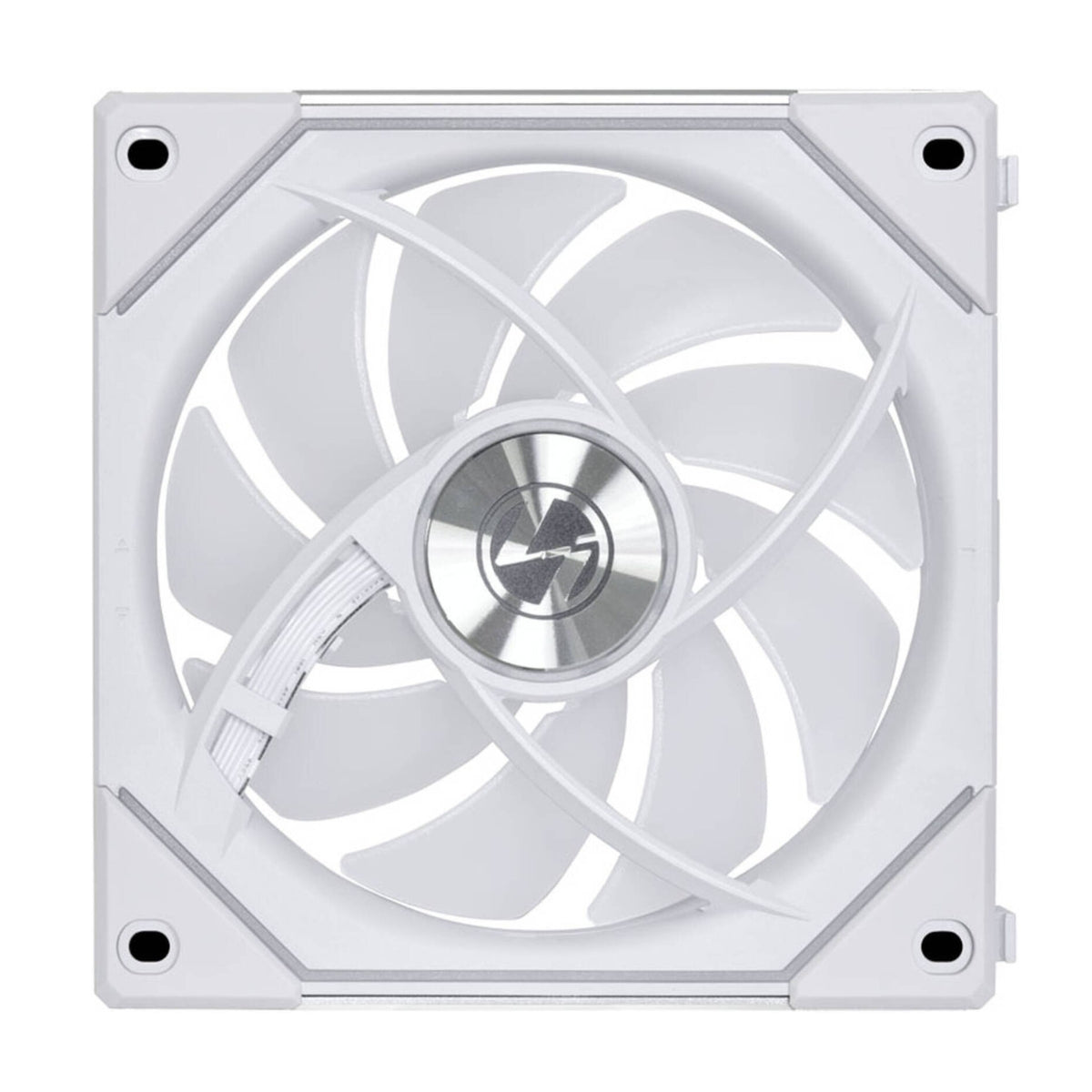 Lian-Li UNI FAN SL-INF Reverse Blade 120mm Case Fan – 2100 RPM, 63.6 CFM Airflow, Fluid Dynamic Bearing, Pack of 3 | Black / White