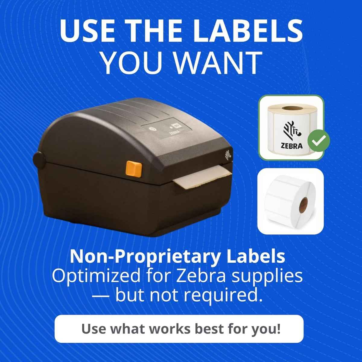 Zebra ZD220 TT Label Printer, 203 dpi/8 Dots Per mm Resolution, 4 in./102 mm Per Second Print Speed, Peeler, EPLII, ZPLII, USB | ZD22042-T0EG00EZ