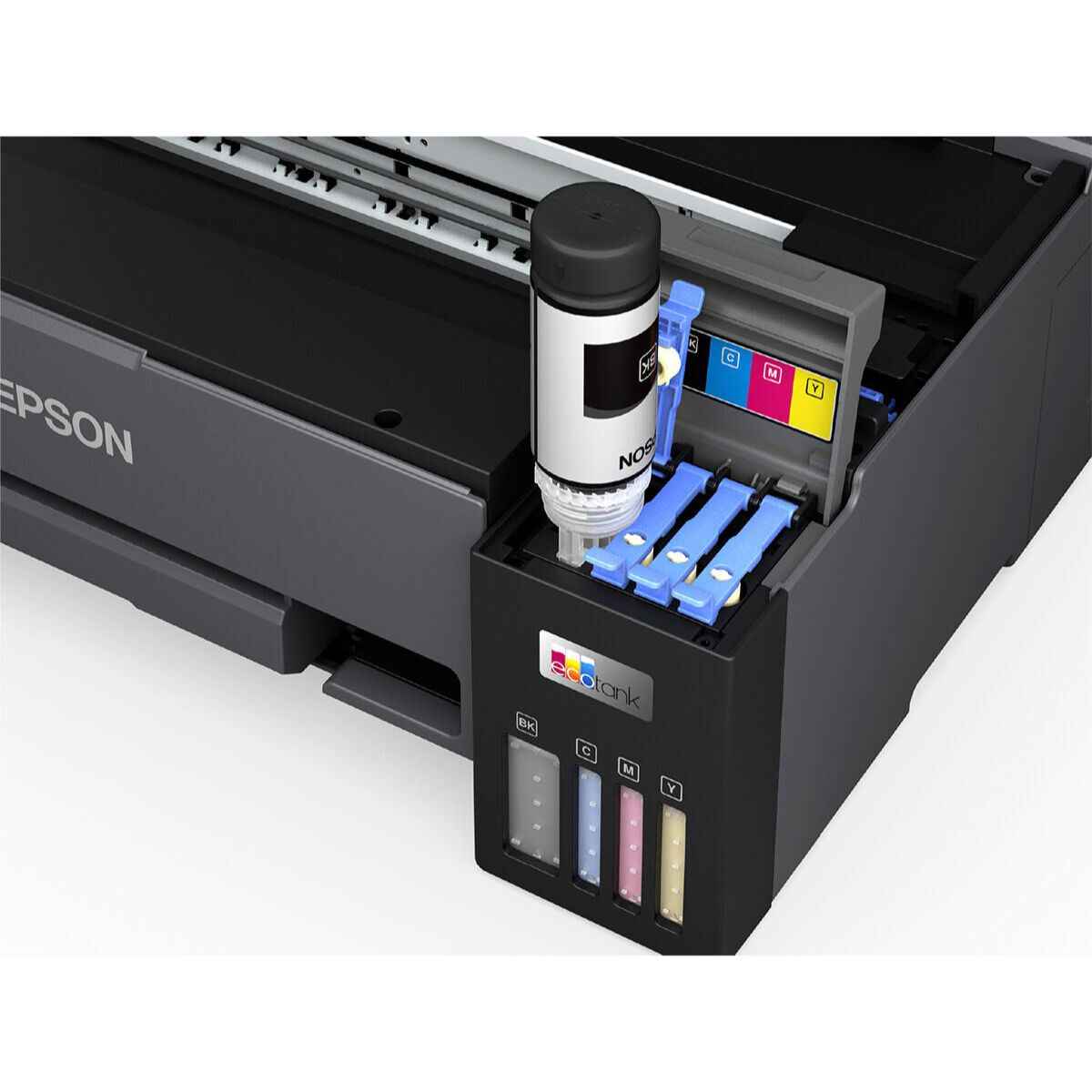 Epson L11050 Printer, Up to 15 IPM Print Speed, Wi-Fi Direct, High Yield Ink Bottles, Epson Connect, Integrated Front Facing Ink Tank System, Bi-Directional Printing, Black | C11CK39403DA