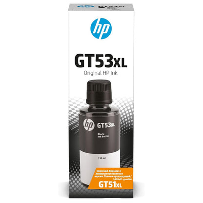 HP GT53 XL Black Ink Cartridge – 135 ML, High-Yield Replacement Cartridge (HP-GT53XL)