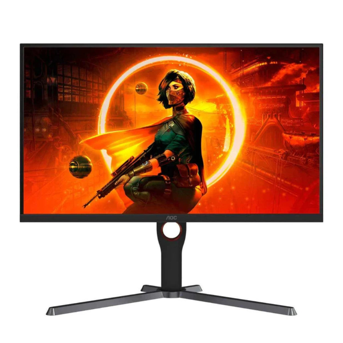 AOC Q27G3ZE  27" Gaming Monitor,QHD IPS Display, Up to 240Hz Refresh Rate, 0.5 (MPRT) Response Time, AMD FreeSync Premium Technology, 1.07b Color Display, Black