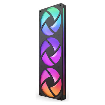 NZXT F360 RGB Core 360mm RGB Fan Unit – Single-Frame Design, 3x 120mm FDB Fans, 2400 RPM, 75.12 CFM, PWM Control