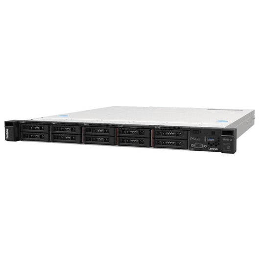 Lenovo ThinkSystem SR250 V2 Rack Server Intel Xeon E-2378, 32GB RDIMM, 2.5″ HS (8), 5350-8I, HS 450W Titanium, XCC Enterprise, Rails, No OS, 3/3/3 Warranty