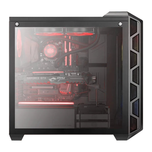 Cooler Master MasterCase H500 ARGB Airflow ATX Mid-Tower Dual 200mm ARGB, Black