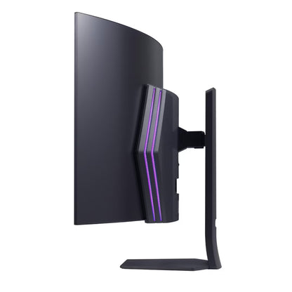 LG 45GS95QE 45" Curved Monitor WQHD (3440 x 1440) OLED 240Hz 0.03ms AMD FreeSync Premium Pro, NVIDIA G-Sync HDR10 HDMI 2.1 DisplayPort Tilt, Height, Swivel Adjustable Stand, Black