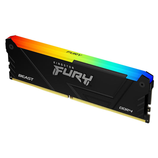 Kingston FURY Beast RGB DDR4 RAM 3200MT/s Non-ECC Unbuffered DIMM, Black