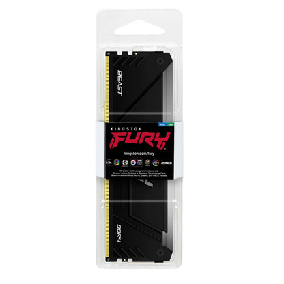 Kingston FURY Beast RGB DDR4 RAM 3200MT/s Non-ECC Unbuffered DIMM, Black