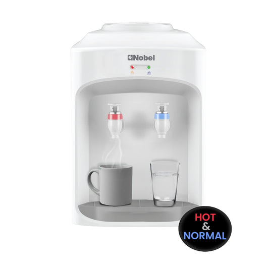 Nobel Table Top Water Dispenser, Hot & Normal - White